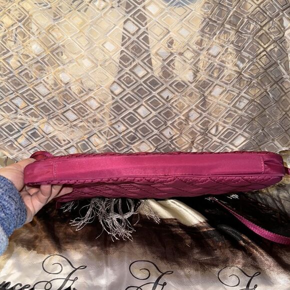 Cole Haan Fuchsia Quilted Padded Laptop Case Bag - Picture 5 of 11